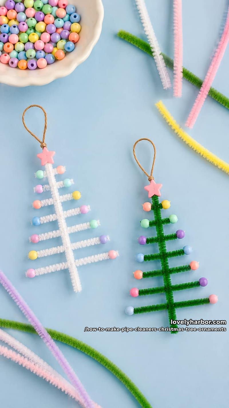 How to Make Pipe Cleaner Christmas Tree Ornaments 16 ways to change it up 13