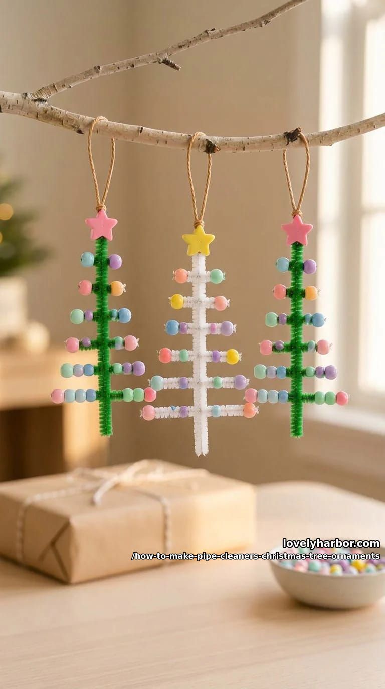 How to Make Pipe Cleaner Christmas Tree Ornaments 12 ways to change it up 9
