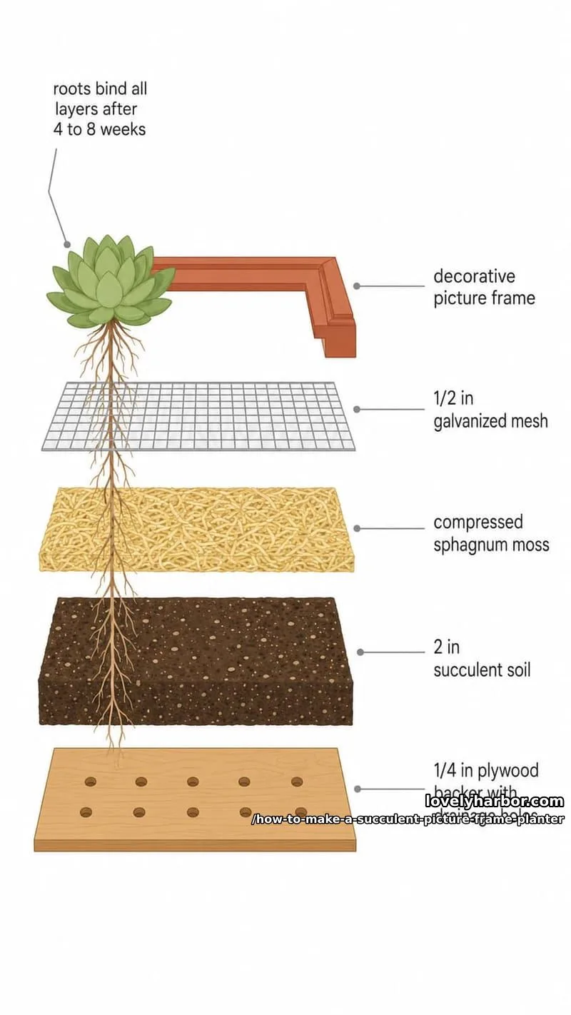 what holds the dirt in: the anatomy of a succulent frame 1