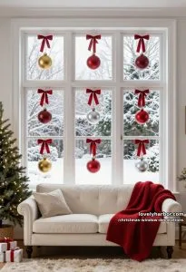 window panes as a grid one ornament centered in ea 11
