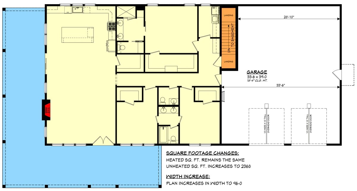 3 bedroom barndominium farmhouse with porch 1