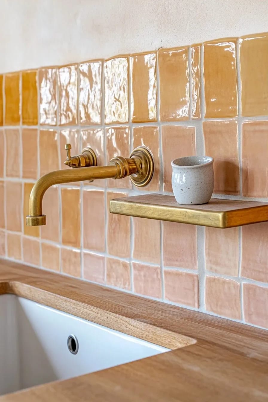 Cozy Kitchen Ideas That Actually Make You Want to Linger 13 a handmade tile backsplash gives a cozy kitchen the texture flat paint can't 1