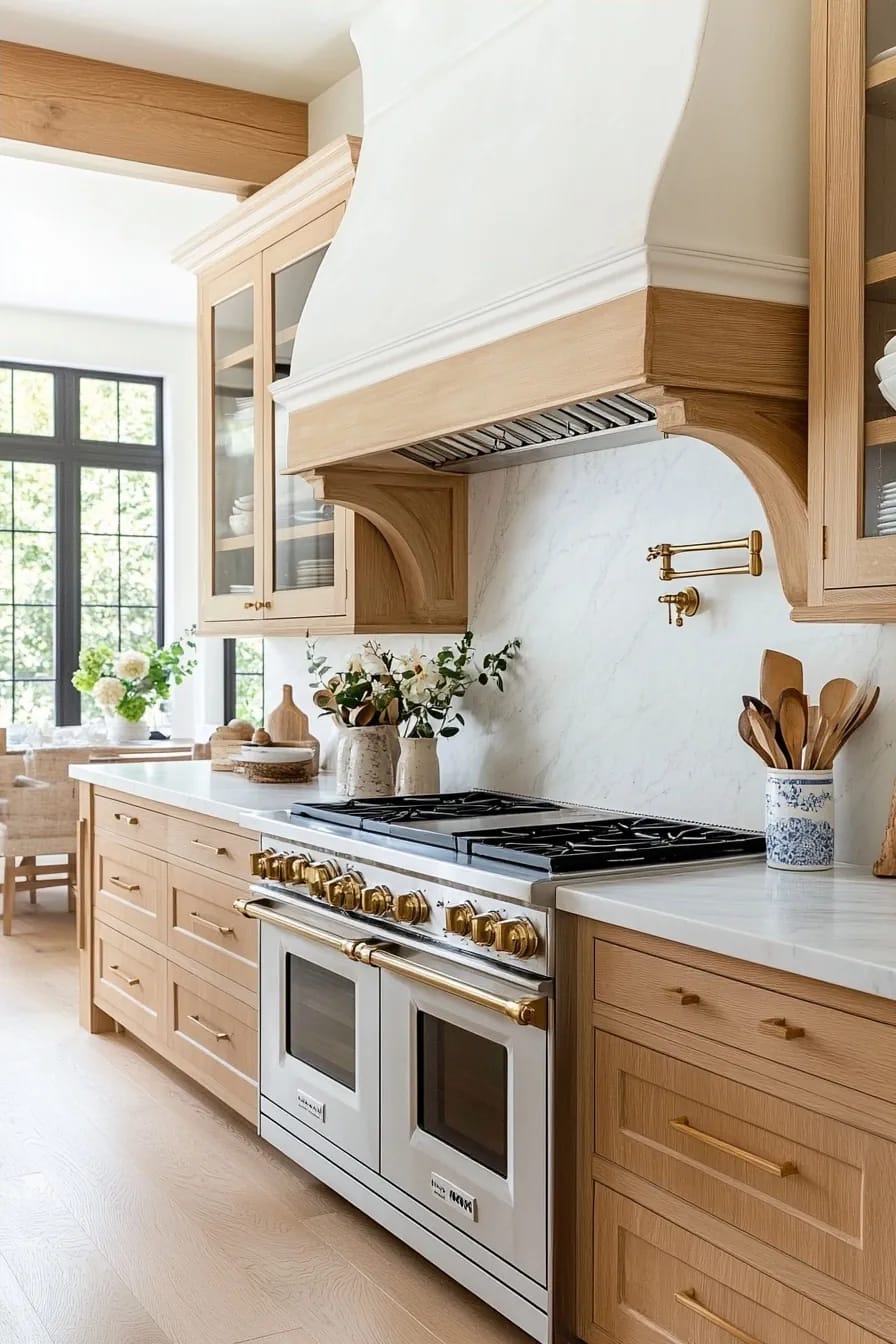 Timeless Kitchen Ideas That Still Look Right in a Decade 29 a plaster range hood instead of a stainless box 1
