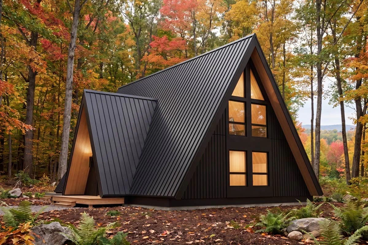 a second, smaller a-frame covers the entry 1