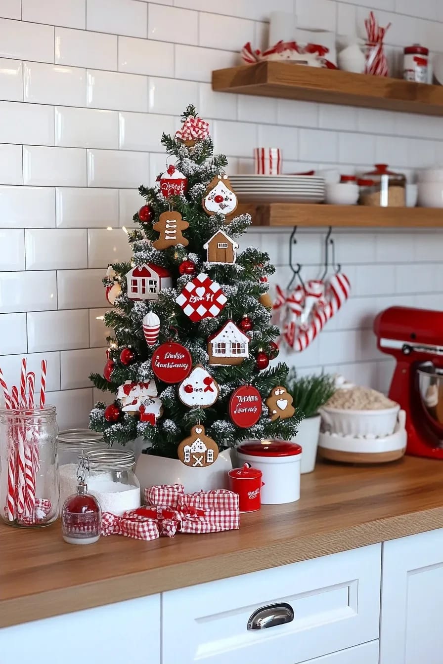 a three-foot bakery tree at the end of the counter 1