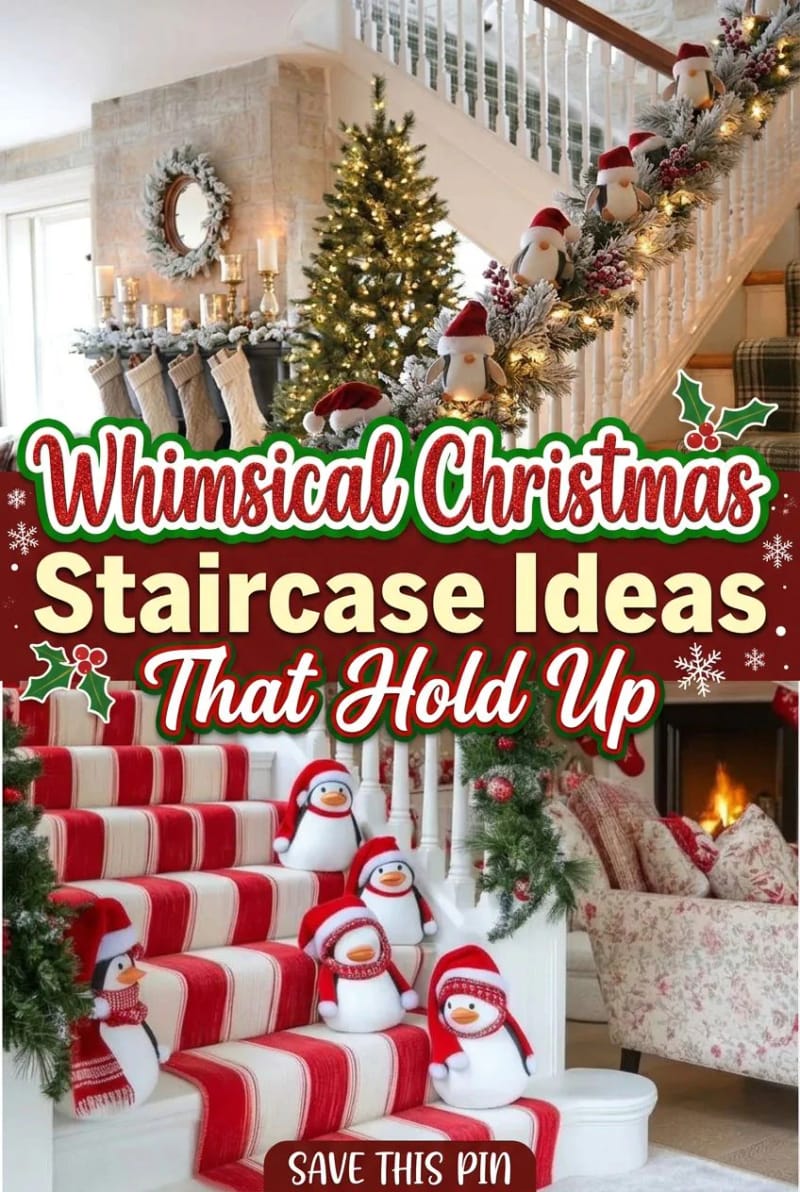 Sliding Penguins on the Banister: Christmas Staircase Ideas That Hold Up 2 article image 1