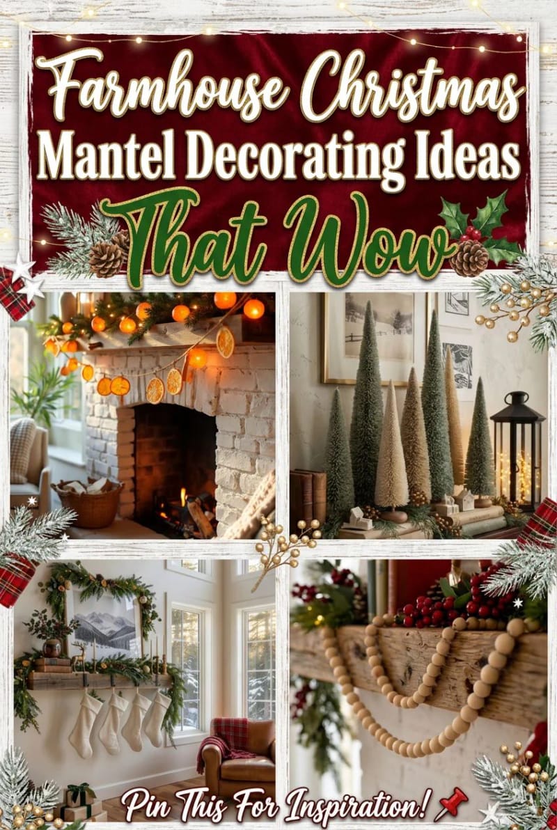 Farmhouse Christmas Mantel Decorating Ideas That Skip the Store-Bought Look 2 article image 1