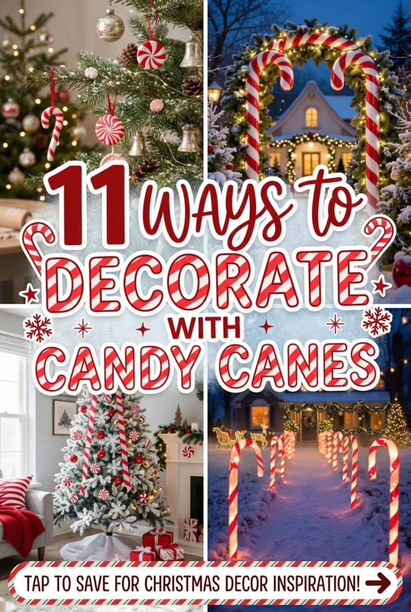 11 Whimsical Candy Cane Christmas Decorations Worth Doing Well 2 article image 1