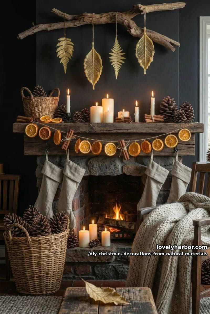 beeswax-dipped leaves and ferns for translucent ornaments 1