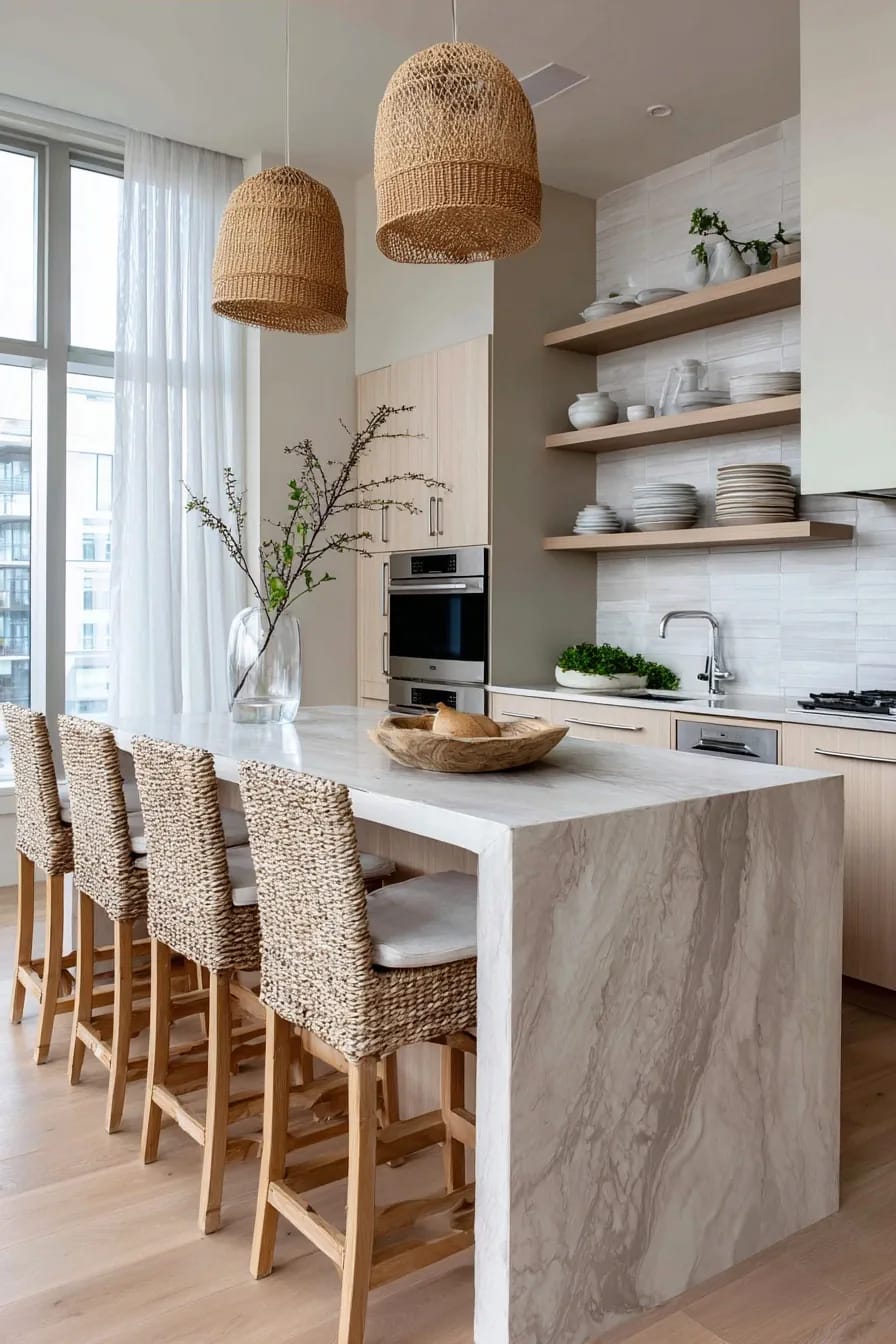 Japandi Kitchen Ideas: 10 Design Decisions That Keep It Warm, Not Clinical 16 bring the warmth in through texture, not more color 1