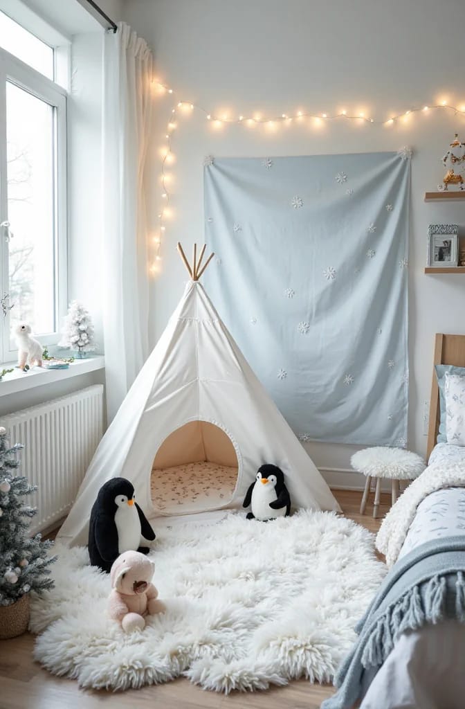 build a winter-wonderland penguin corner for the kids 1
