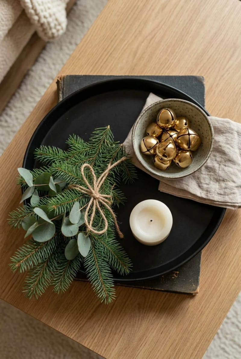 build one styled coffee-table tray as the room's center of gravity 1