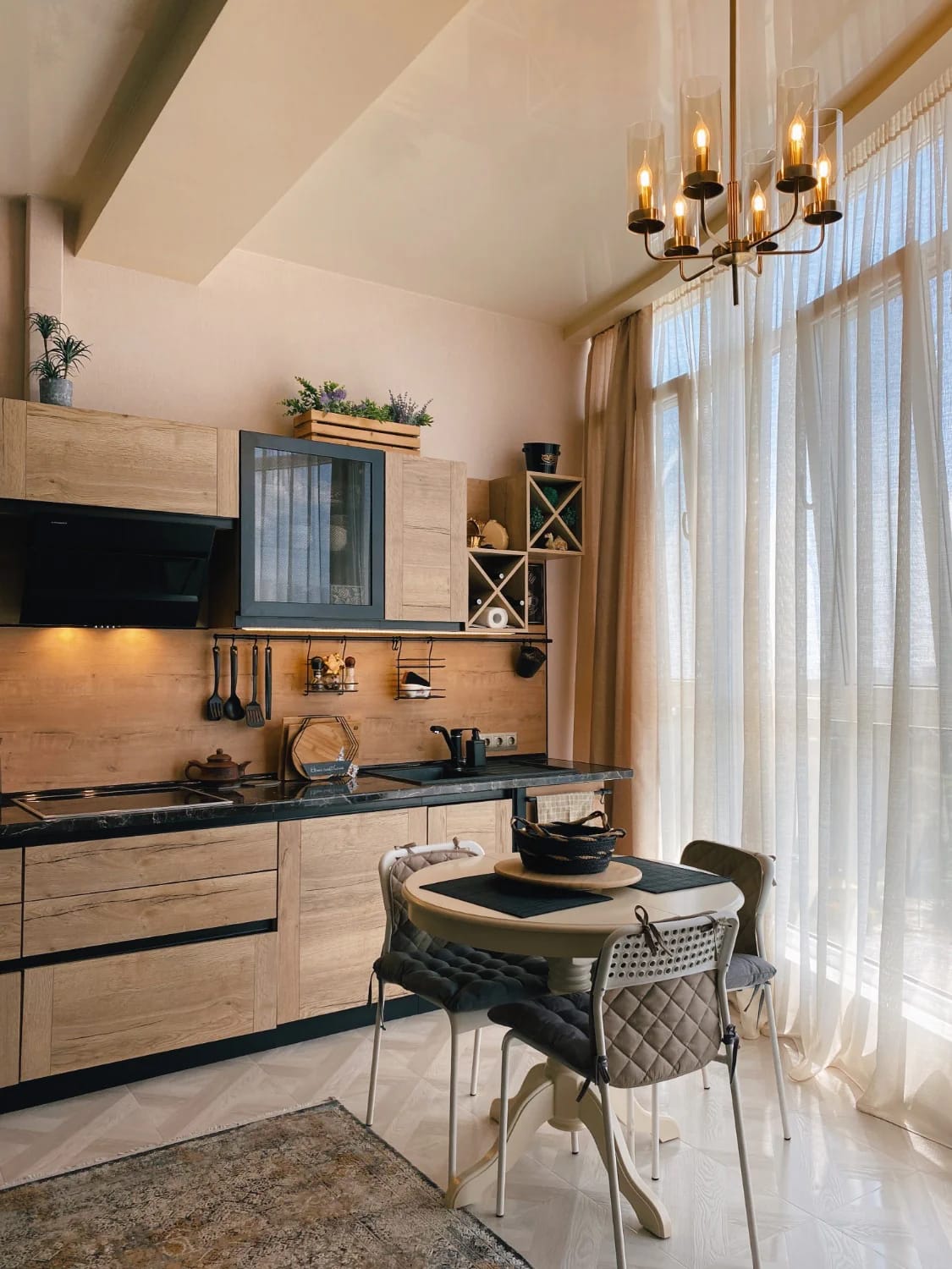 12 Japandi Kitchen Design Ideas That Survive Actual Cooking 6 build the japandi palette on ivory, one wood, one dark note 1
