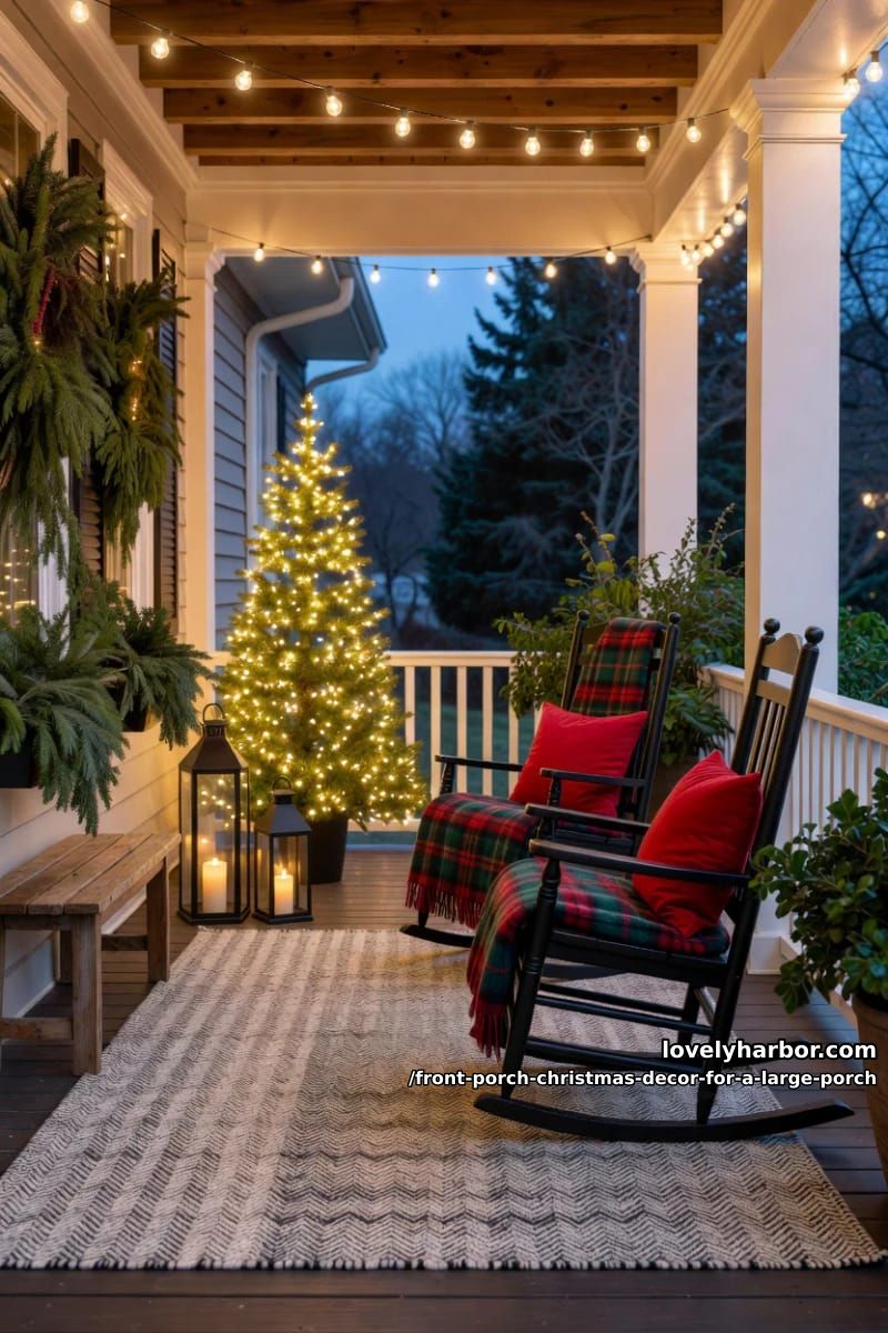 carve out a real seating zone with the porch's depth 1