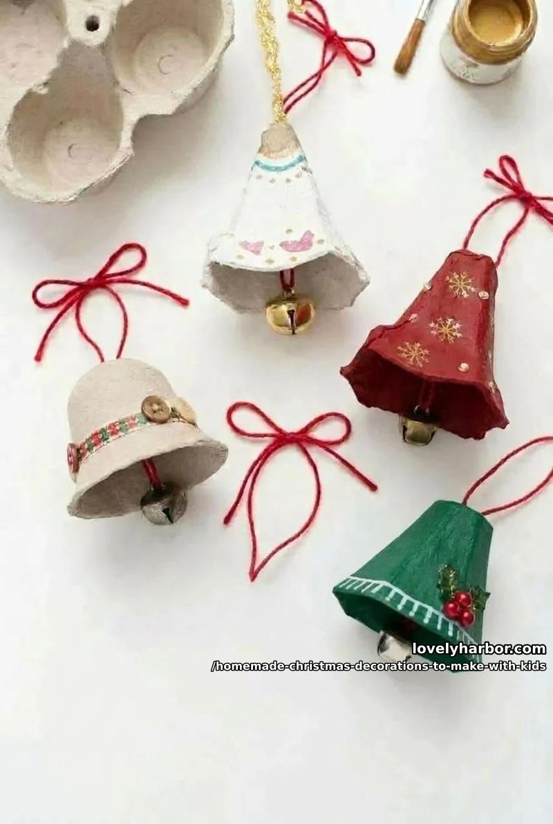 egg carton bells 1