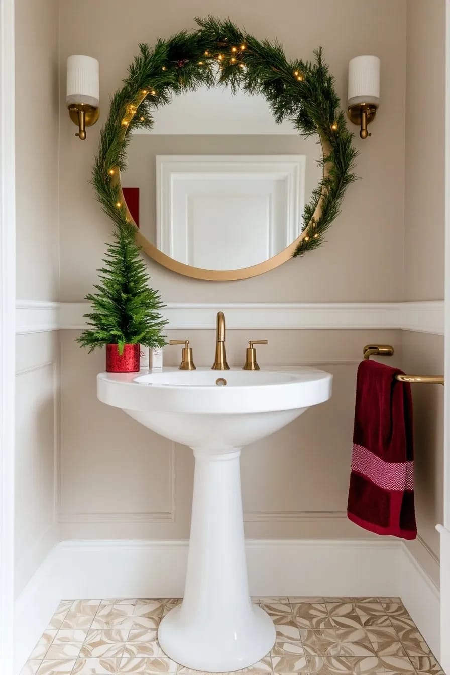 frame the mirror in cedar, and stop before it becomes a swag 1