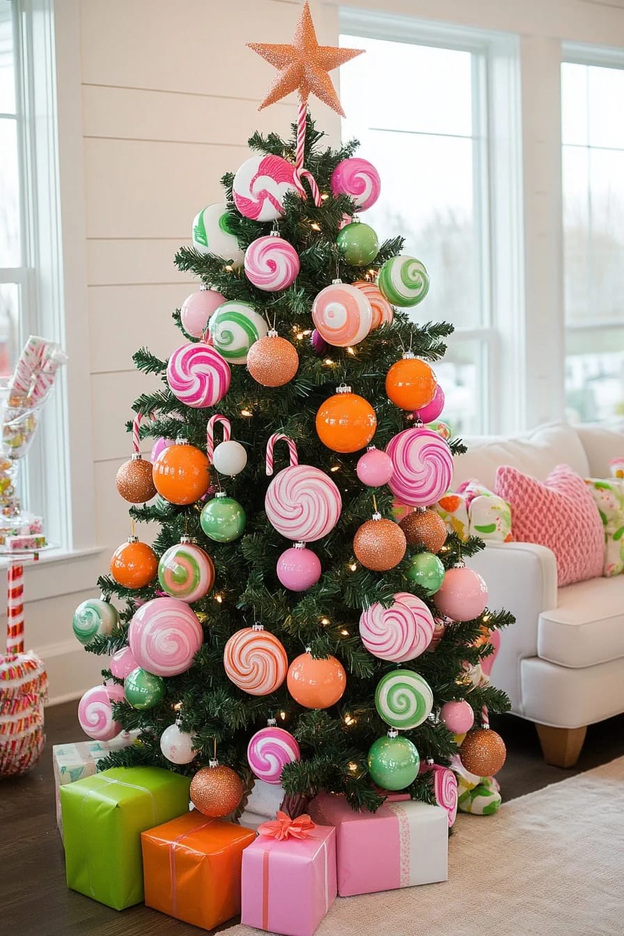 10 Whimsical Christmas Tree Decorating Ideas That Actually Read as Playful, Not Cluttered 12 give the tree a story 1