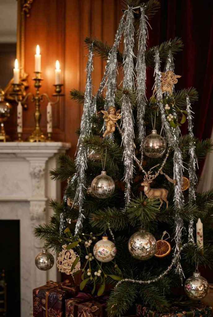hang lametta tinsel one strand at a time 15