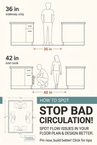how to spot bad circulation in a floor plan 1