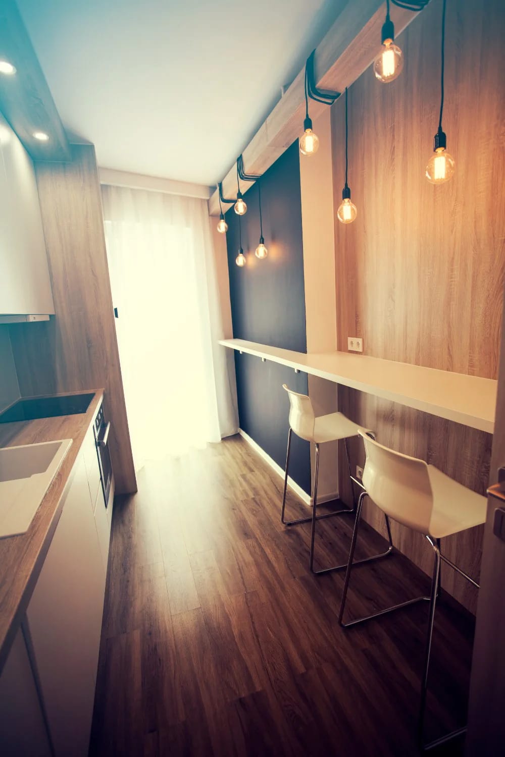 12 Japandi Kitchen Design Ideas That Survive Actual Cooking 15 in a small kitchen, japandi is one wall and a bench 1