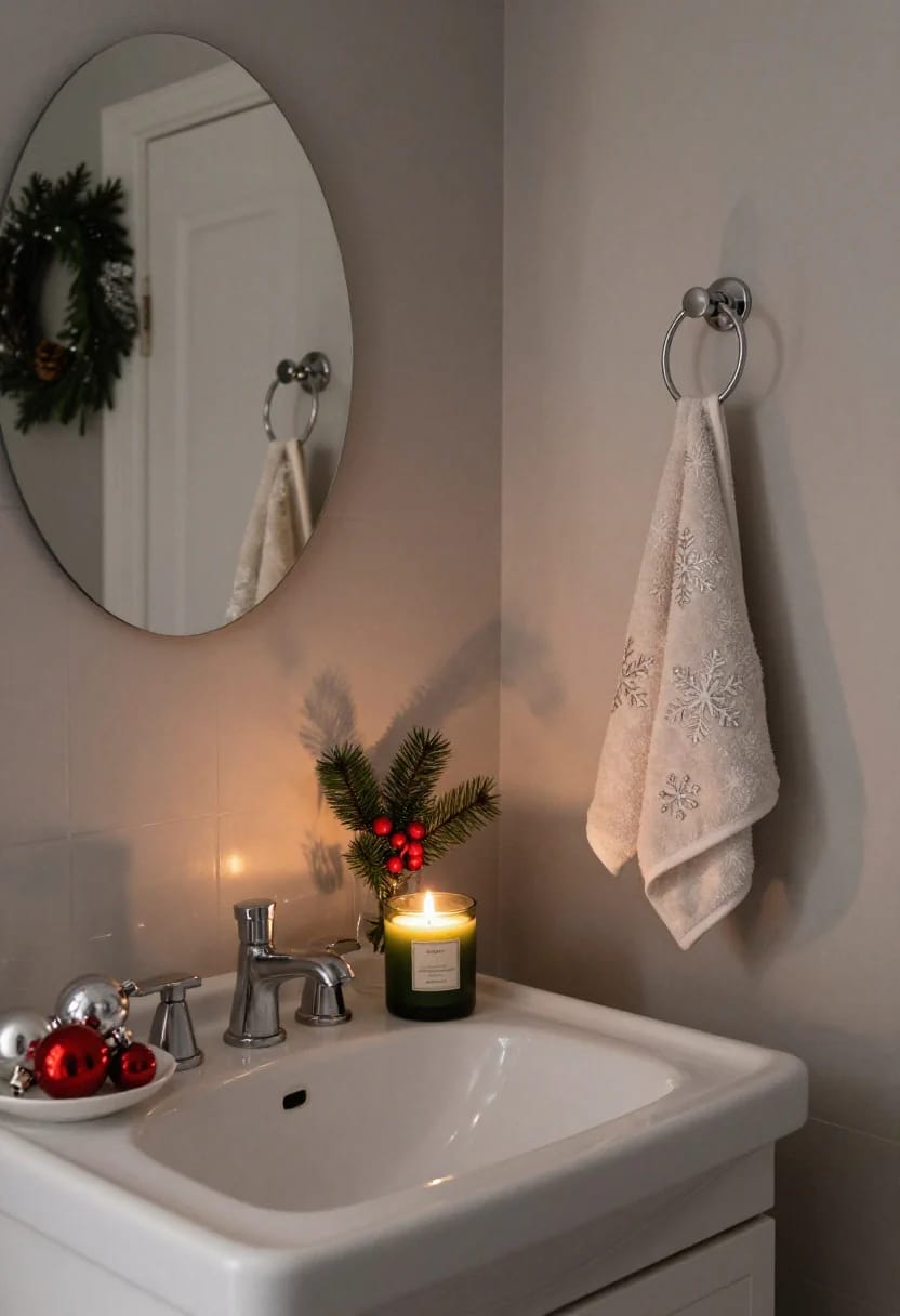 let a balsam candle do half the decorating 1