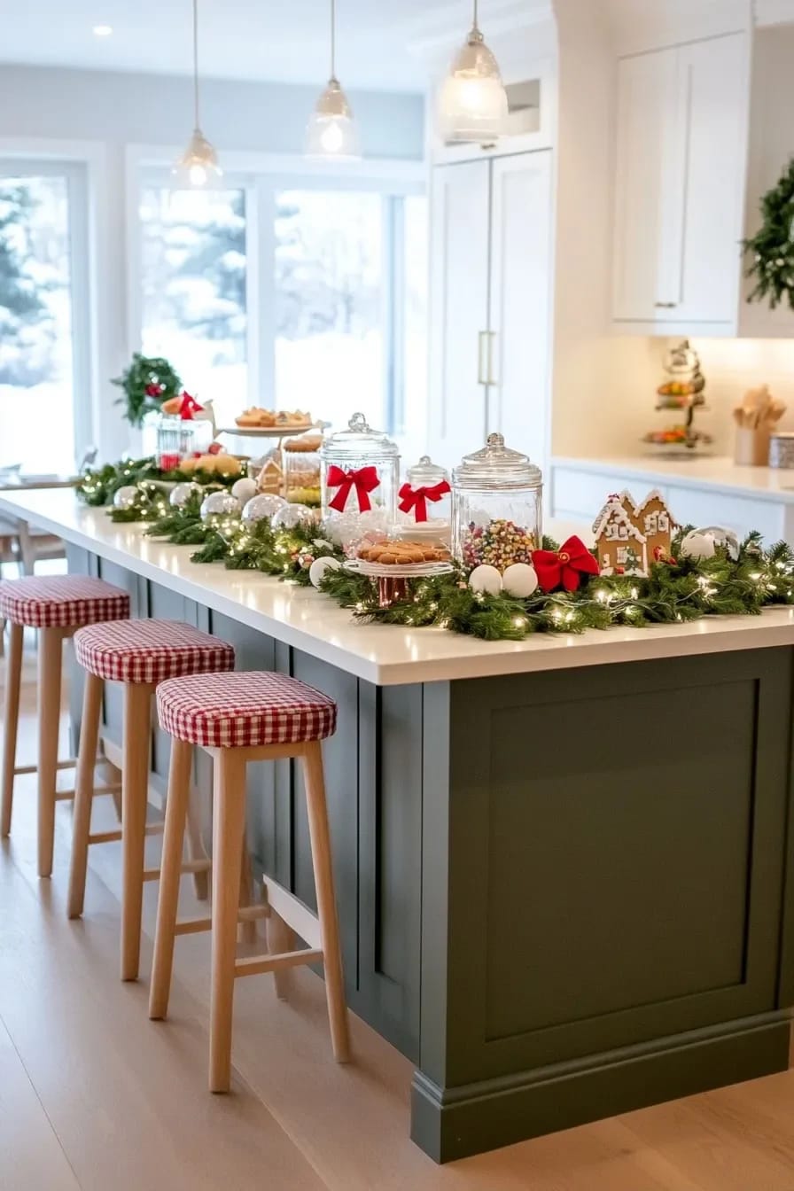 let the island and the counters carry the room 1