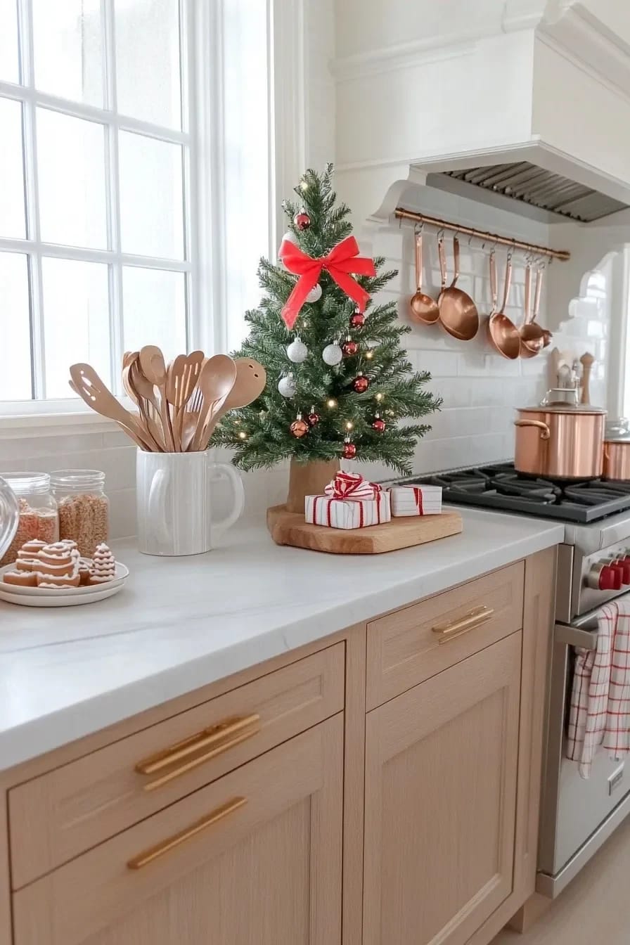 let the island and the counters carry the room 1