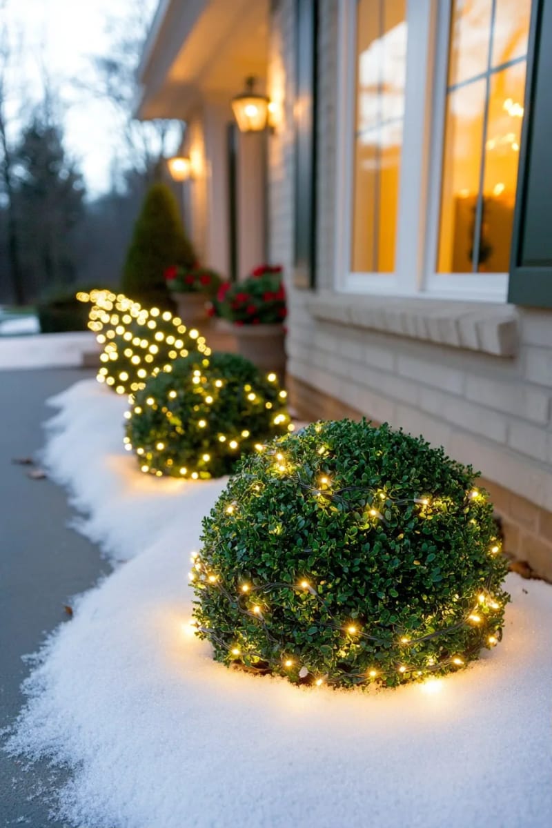 net the bushes instead of wrapping them strand by strand 1