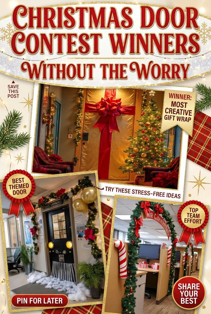office christmas door decorating contest ideas 1