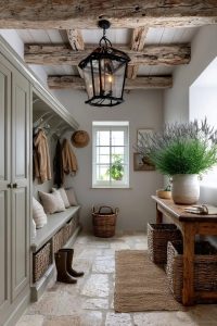 one oversized lantern does more for a french mudro 17