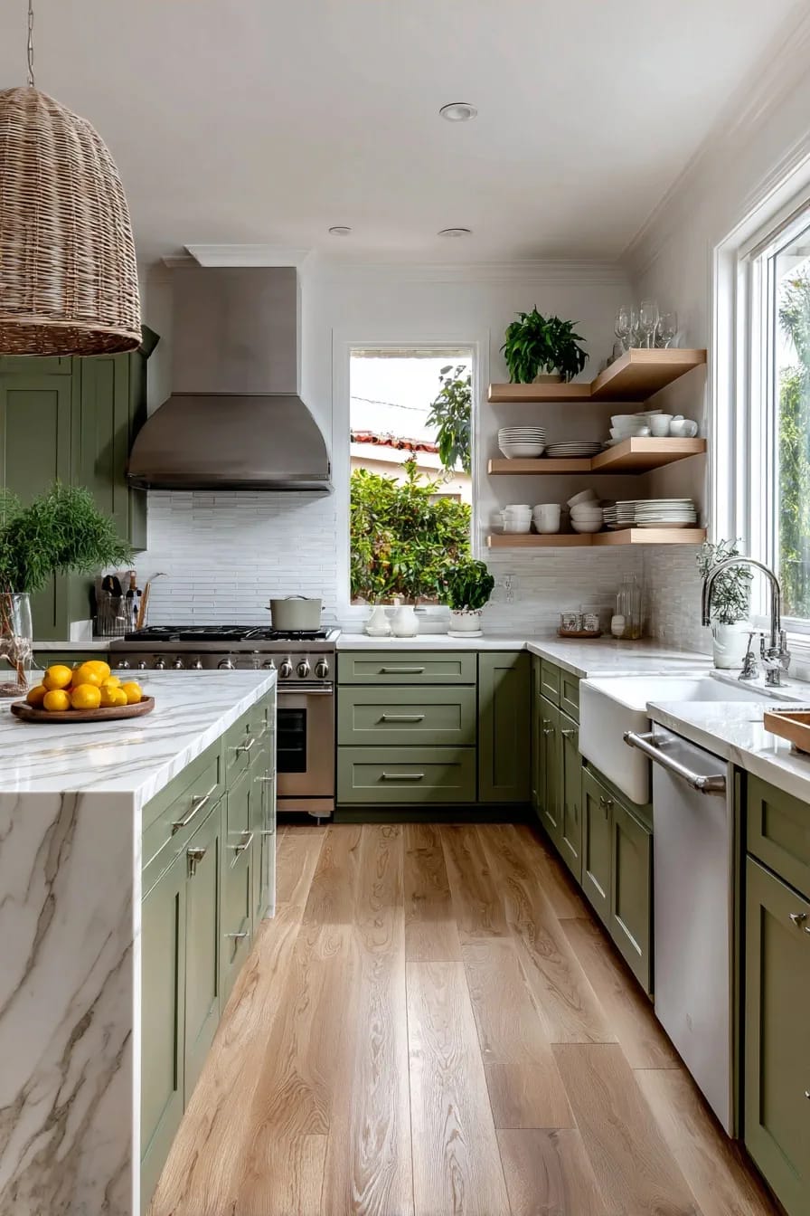 Timeless Kitchen Ideas That Still Look Right in a Decade 16 sage green is the one saturated cabinet color that doesn't date 1