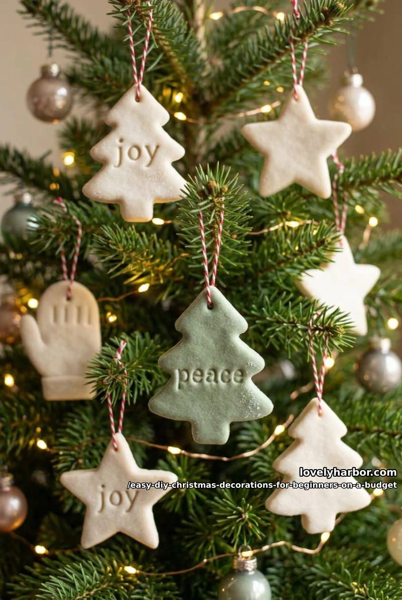 12 Easy DIY Christmas Decorations for Beginners on a Budget 13 salt dough ornaments you bake low and slow 1