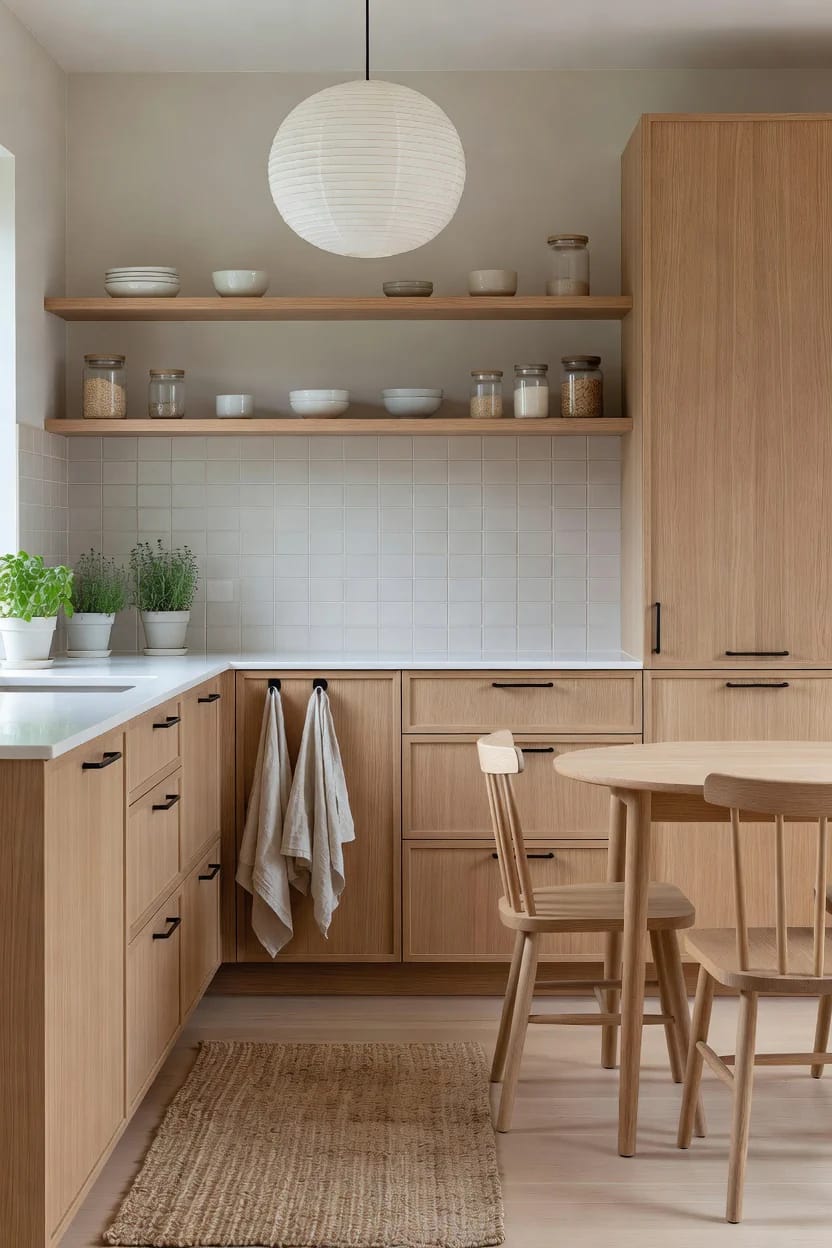 Japandi Kitchen Ideas: 10 Design Decisions That Keep It Warm, Not Clinical 18 scale the wood down, not the palette 1