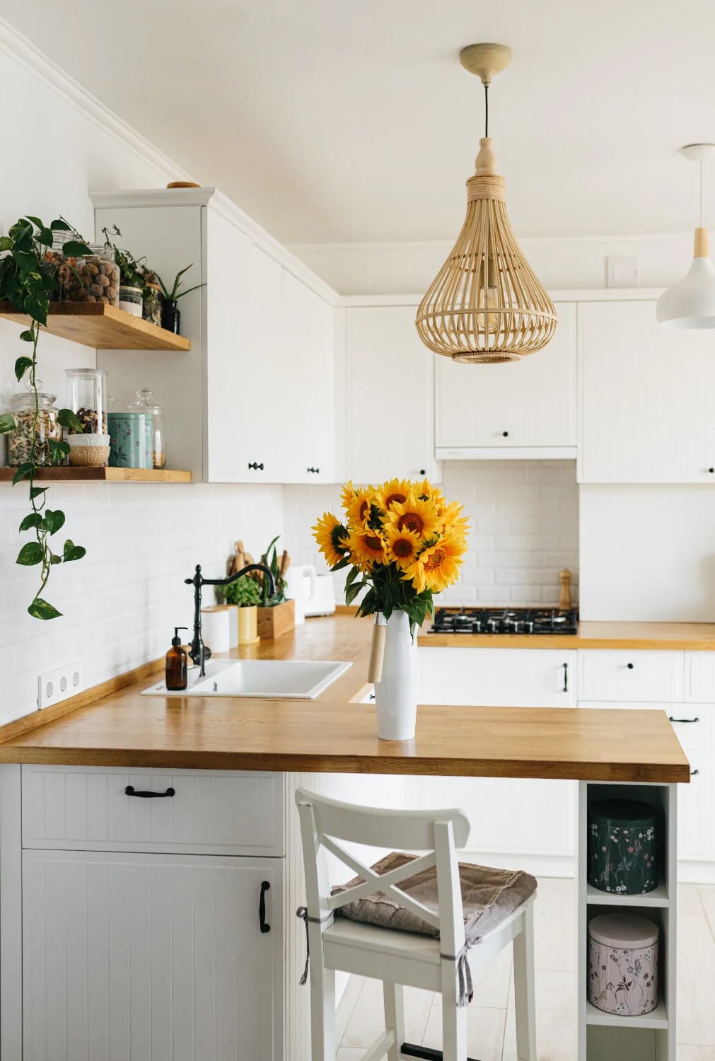 skip the all-white kitchen and layer three warm neutrals 1