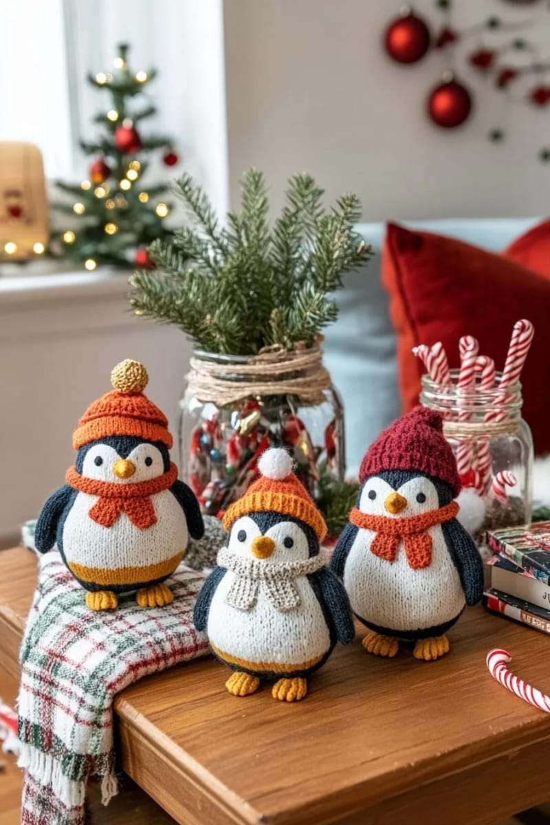 sock and clay penguins for a near-zero budget 1