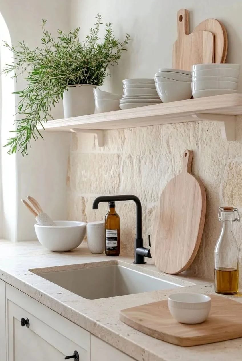 stone, light, and the small-kitchen version 1
