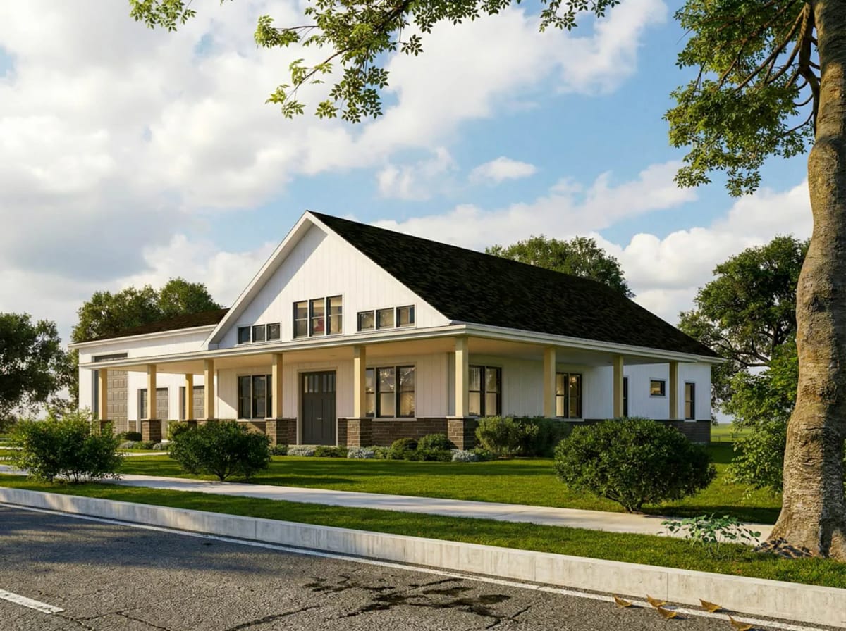 ten feet of wraparound porch is exactly enough 1