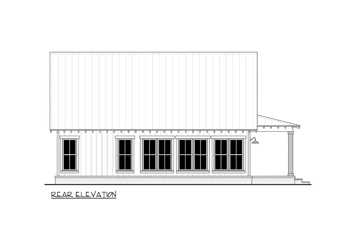 the back wall is mostly window 1