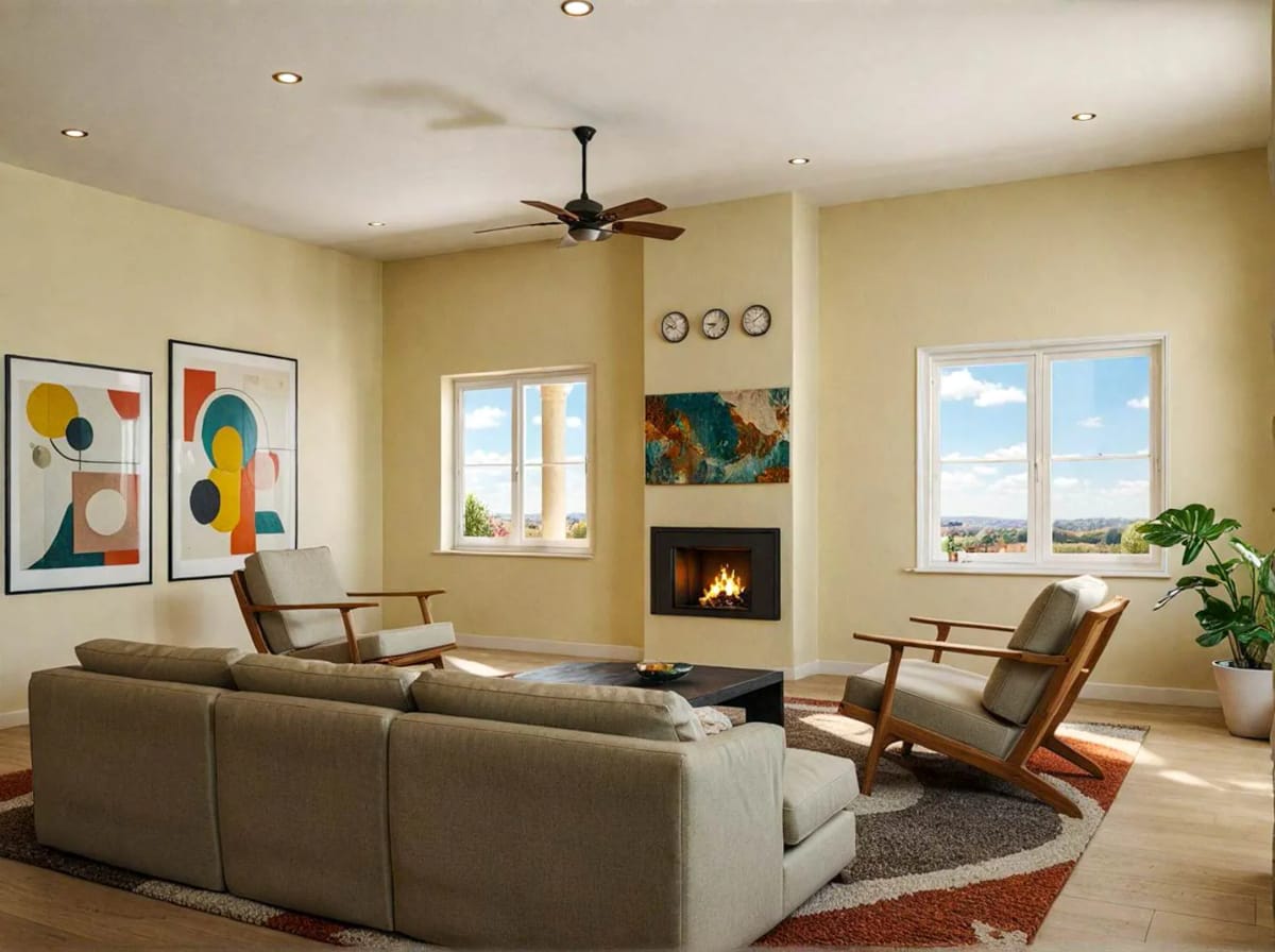 the great room gets its height from the walls, not the roof 1