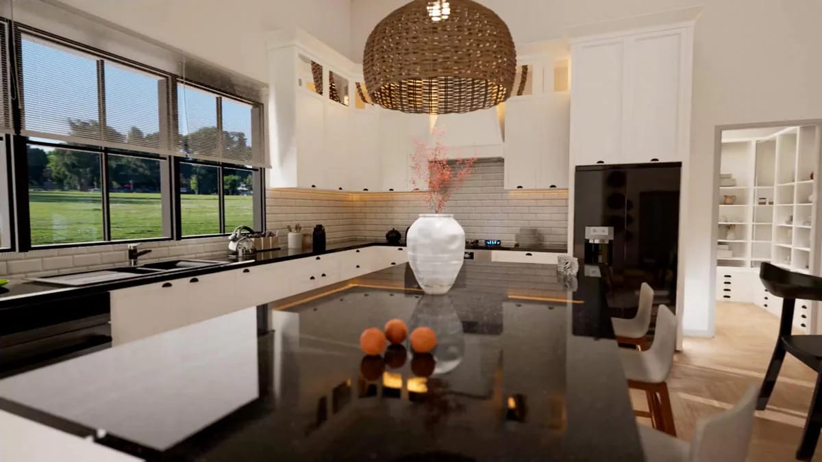 the kitchen and dining share one room about 14 by 20 feet 1