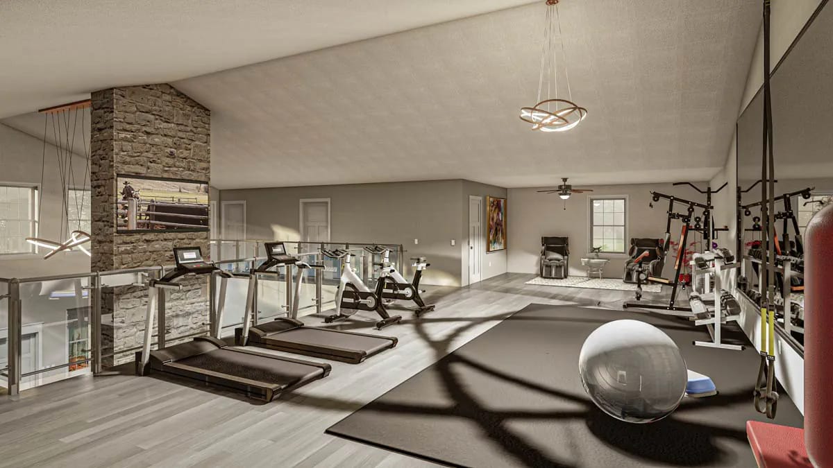 the loft, open to the great room below 1