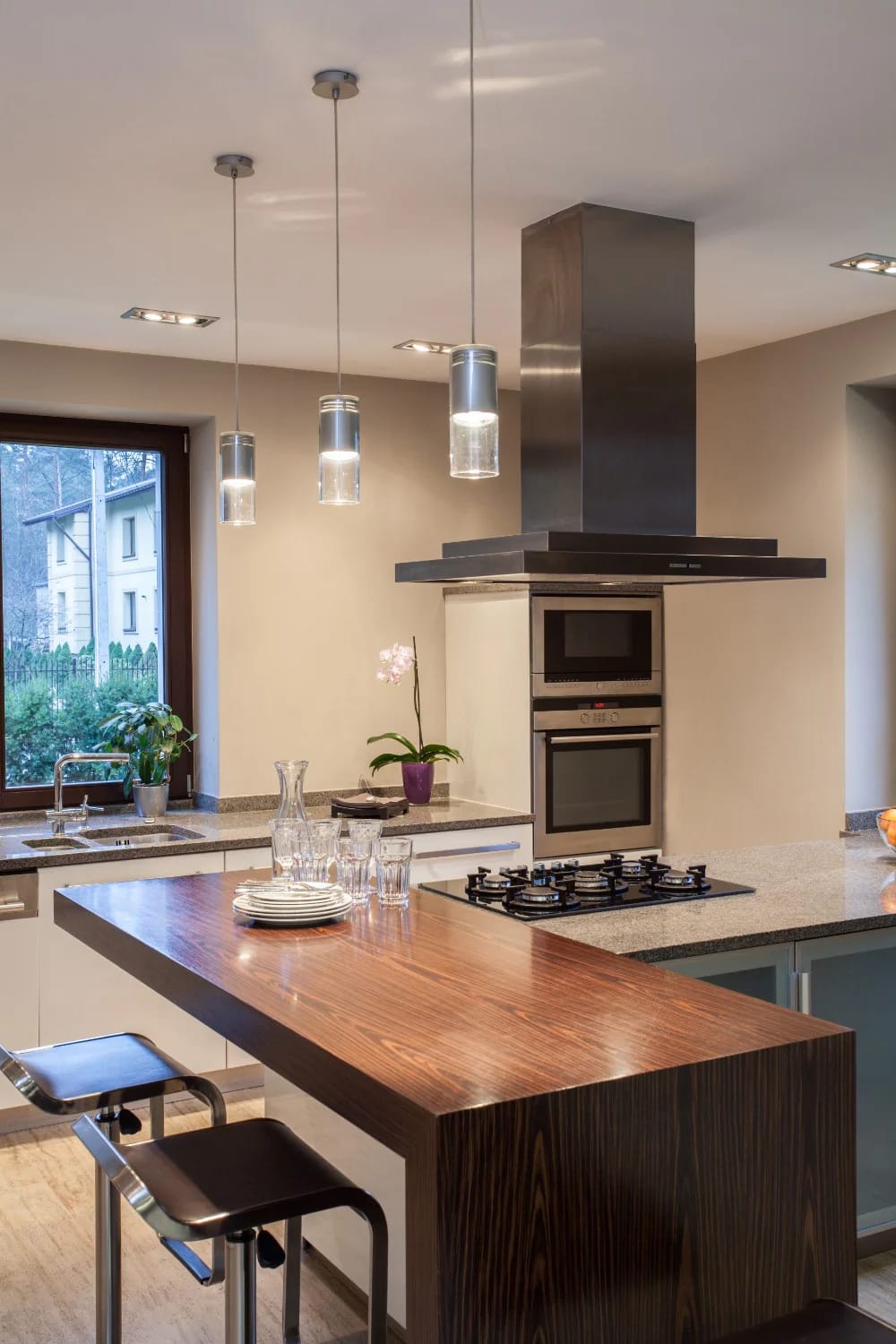 12 Japandi Kitchen Design Ideas That Survive Actual Cooking 10 travertine on the island is a commitment, not a countertop choice 1