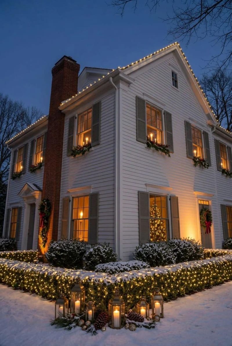 uplight the facade so you never see the bulb 1