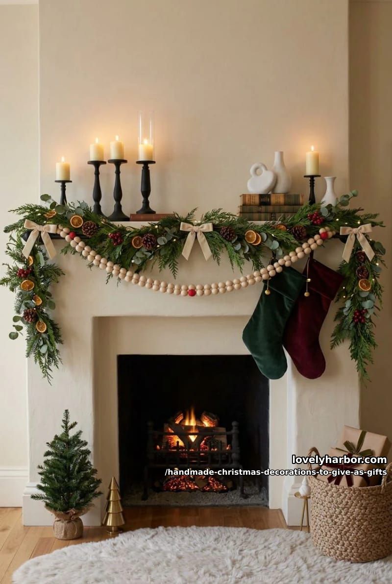 wooden bead garland 1