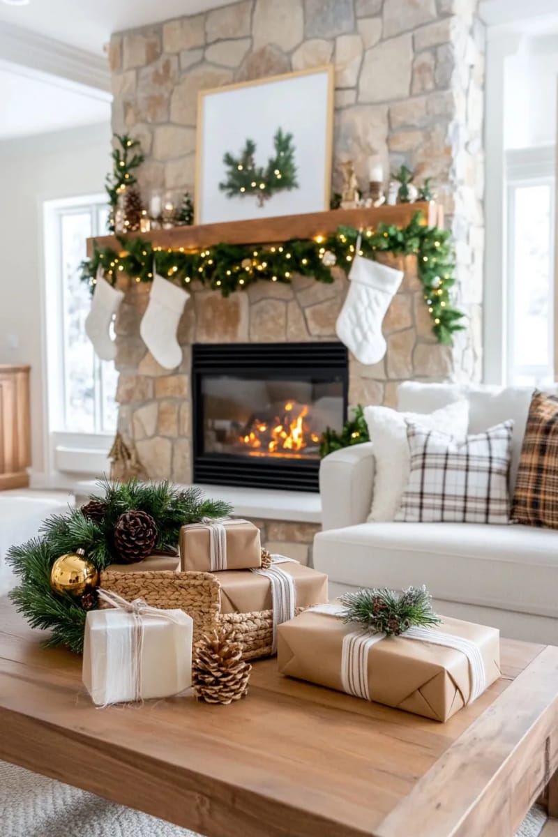 wrap the gifts to match the room, not the wrapping aisle 1