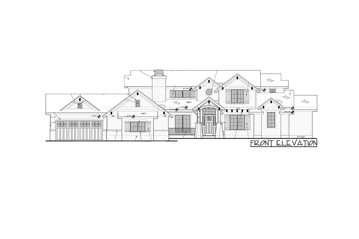 1,222 square feet of garage, two doors, three cars 1