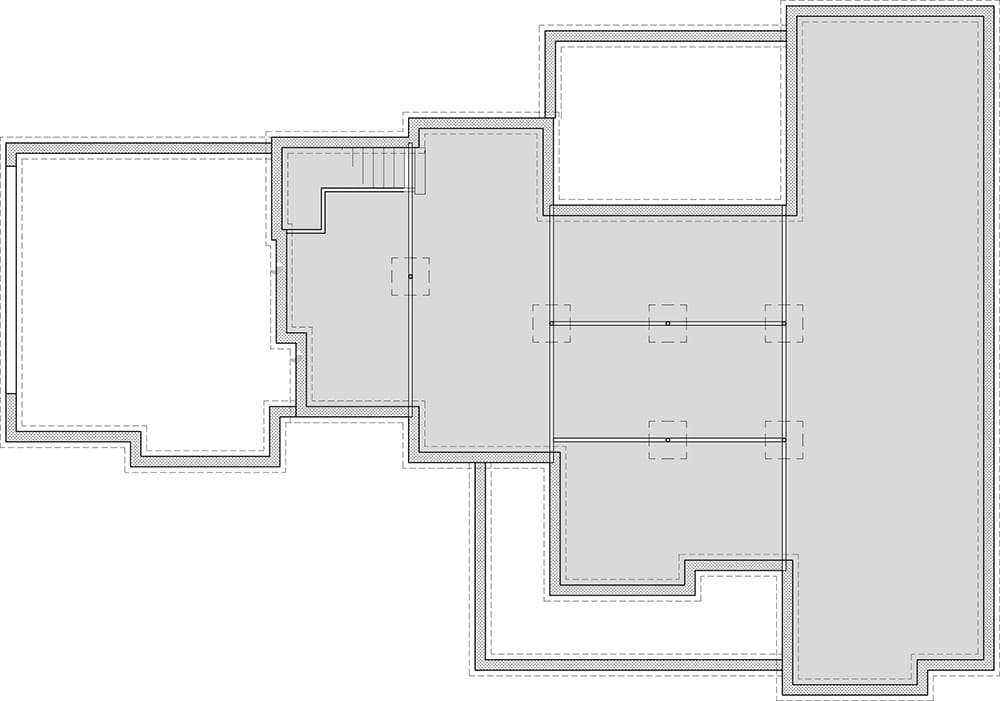 3-Bedroom New American Farmhouse House Plan with an L-Shaped Front Porch (1,988 Sq. Ft. Floor Plan) 4 3 bedroom new american farmhouse plan with front porch 1