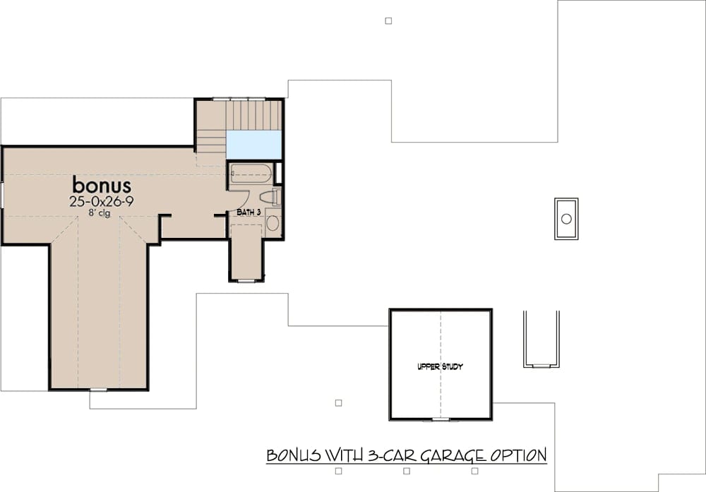 3-Bedroom New American Farmhouse House Plan with an L-Shaped Front Porch (1,988 Sq. Ft. Floor Plan) 9 3 bedroom new american farmhouse plan with front porch 1