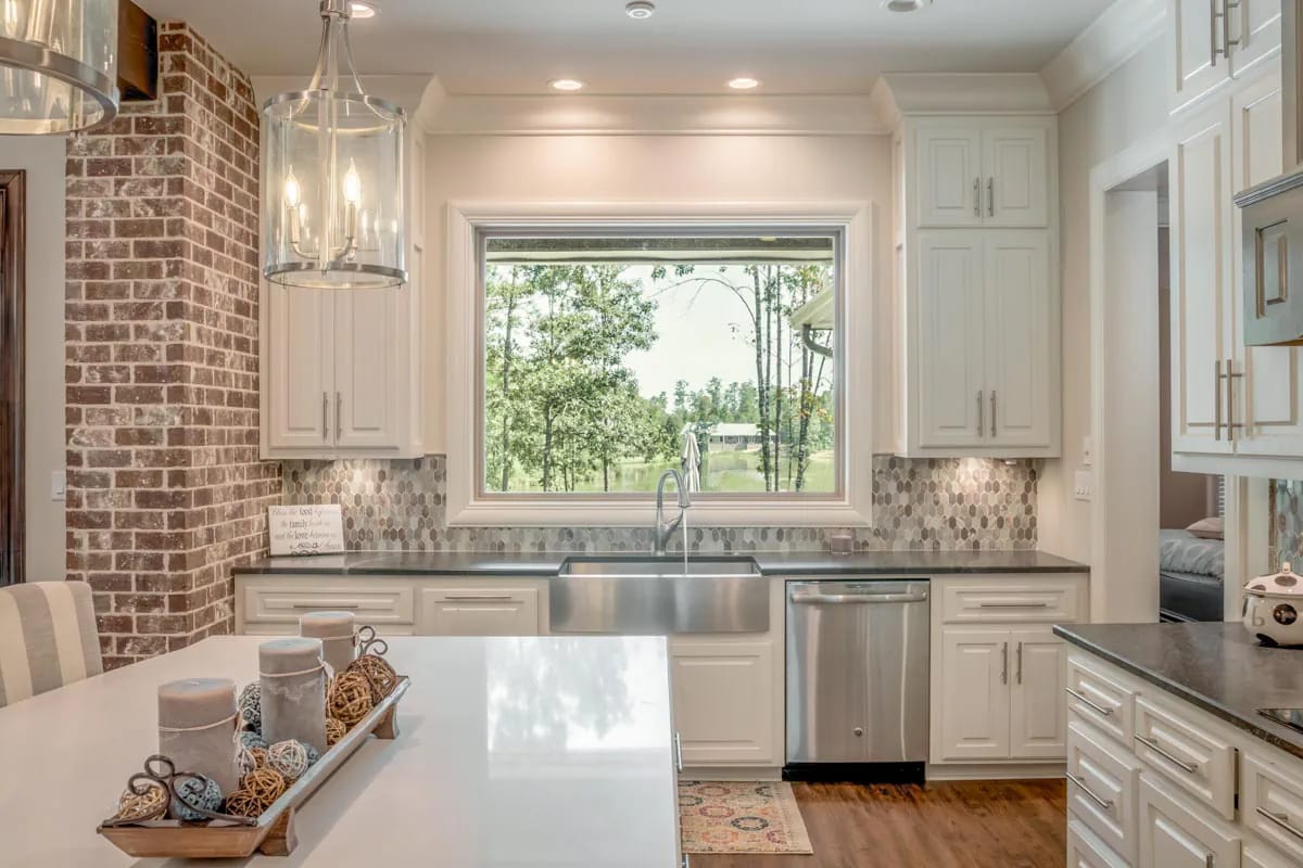 a 22-foot kitchen, with the walk-in pantry where you want it 1