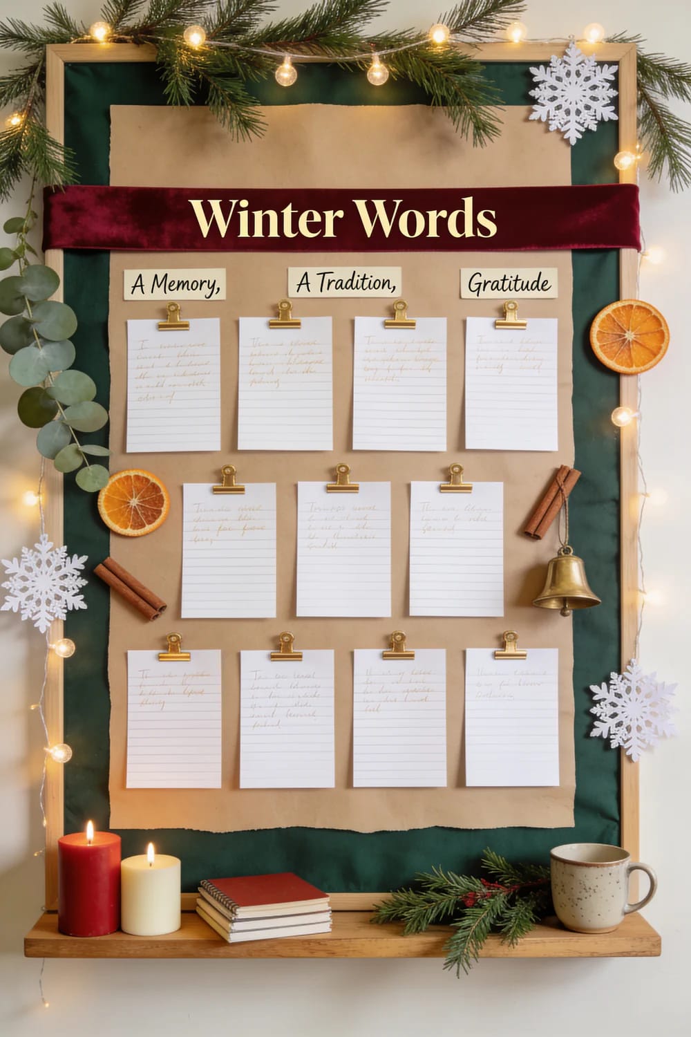 a christmas writing board adults actually stop and read 1